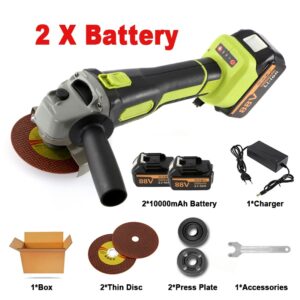 Electric Lithium Battery Cordless Angle Grinder